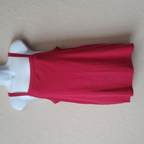 4/$30 Old Navy XL ribbed square neck red tank ** - Picture 1 of 7
